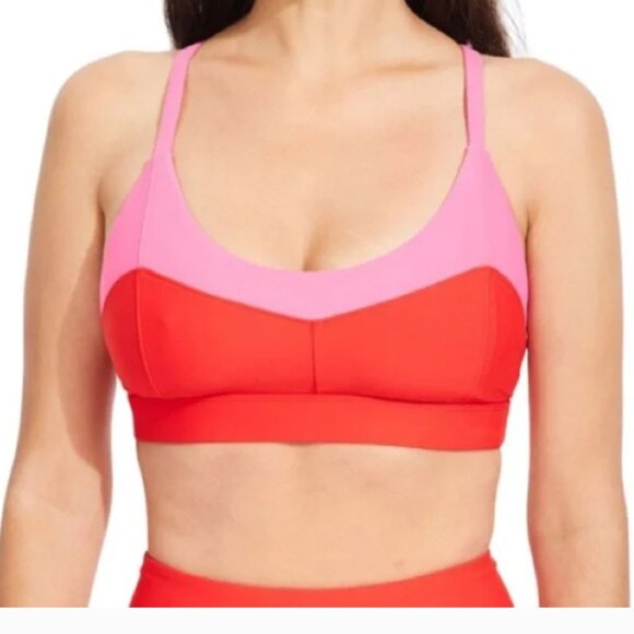 Soul Cycle Red & Pink Sport Bra - Picture 11 of 11